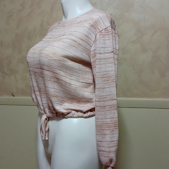 Mudd longed sleeved top size small draw string waist band - Picture 2 of 9